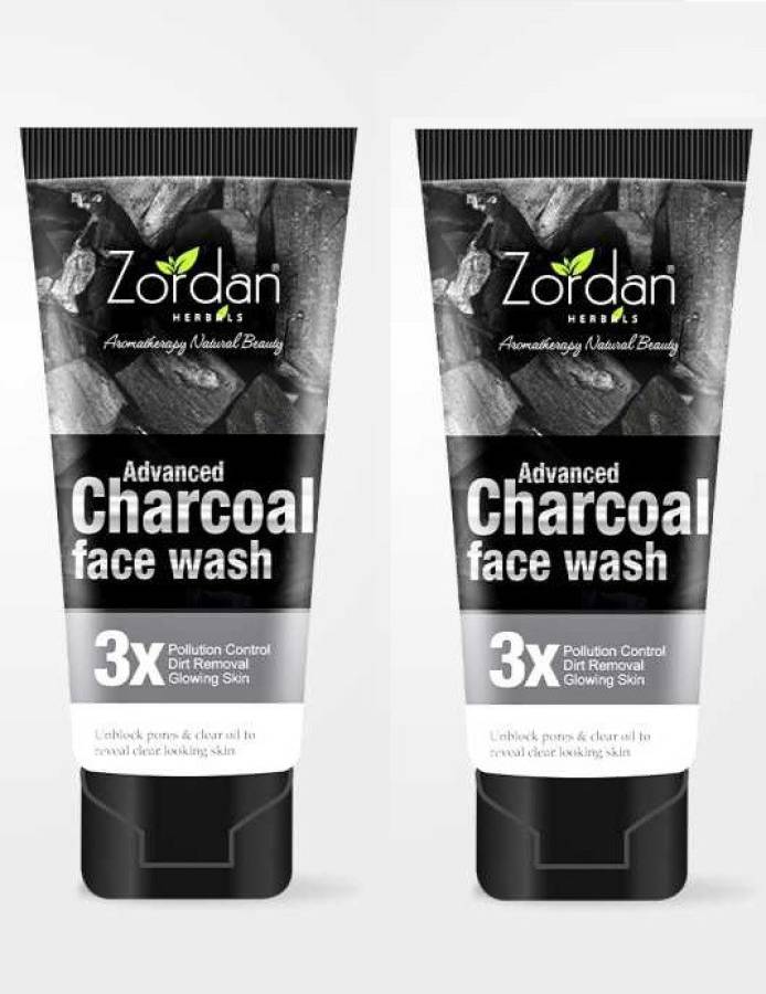ZORDAN Charcoal  (Pack of 2) Face Wash Price in India
