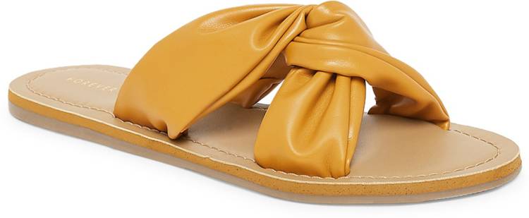 Forever Glam By Pantaloons Women Yellow Flats Price in India
