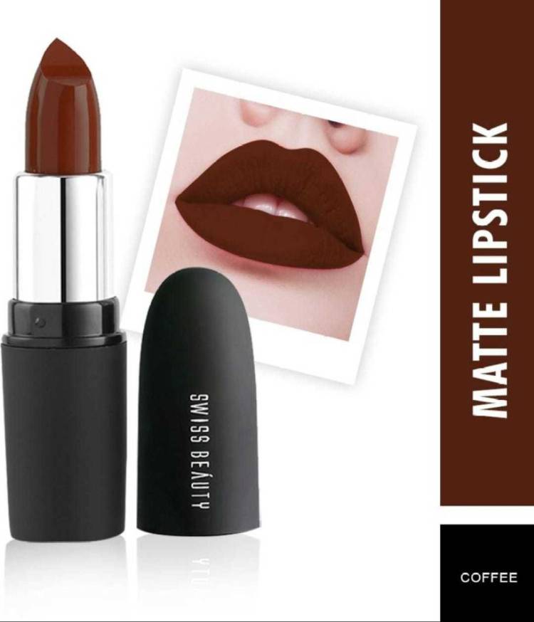 SWISS BEAUTY 227 COFFEE PURE MATTE LIPSTICK Price in India