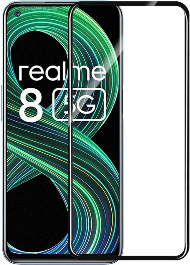 Knotyy Edge To Edge Tempered Glass for Realme 8 5G