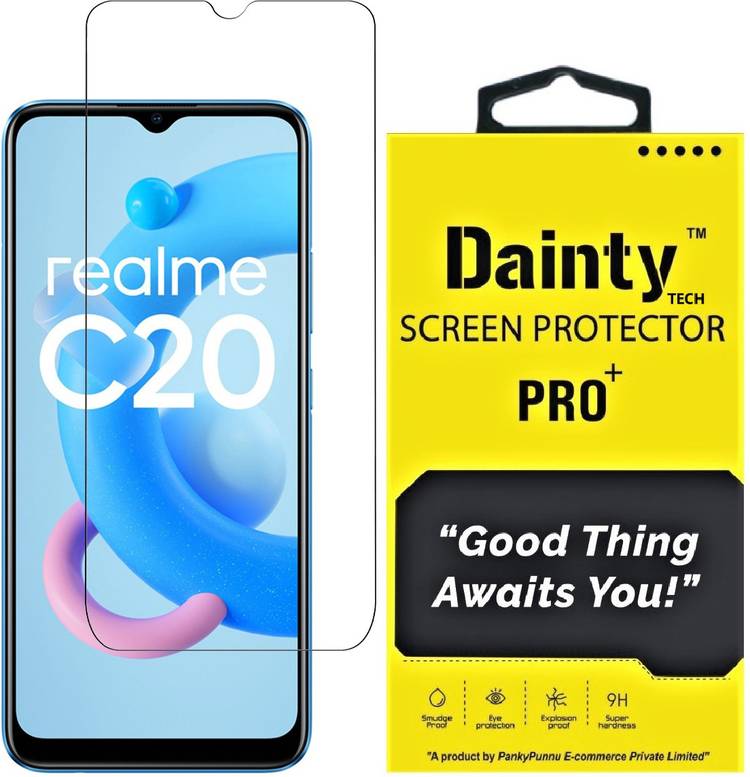 Dainty TECH Tempered Glass Guard for Realme C20, Realme C21, Realme C25