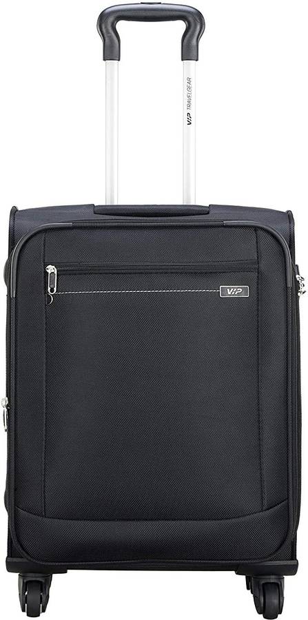 Small Cabin Luggage (56 cm) - TIDE STR EXP 4 WHEEL 56 BLACK - Black