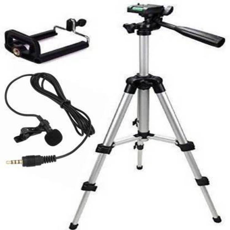 A order Vhem Combo PACK Tripod 3110 Stand Mobile Phone Video Camera Tripod Mini with collar mic Tripod Tripod Kit