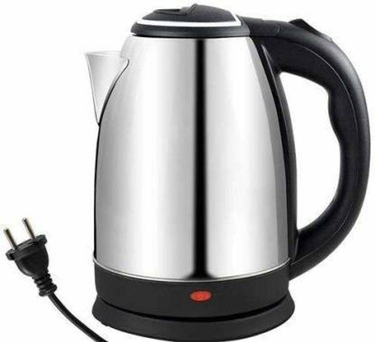 Infinity Creation 20001-Hot Water Pot Portable Boiler Tea Coffee Warmer Heater Cordless Electric Kettle (2, Silver) Electric Kettle