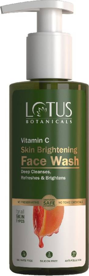 Lotus Botanicals Vitamin C Skin Brightening  - 180ml Face Wash Price in India