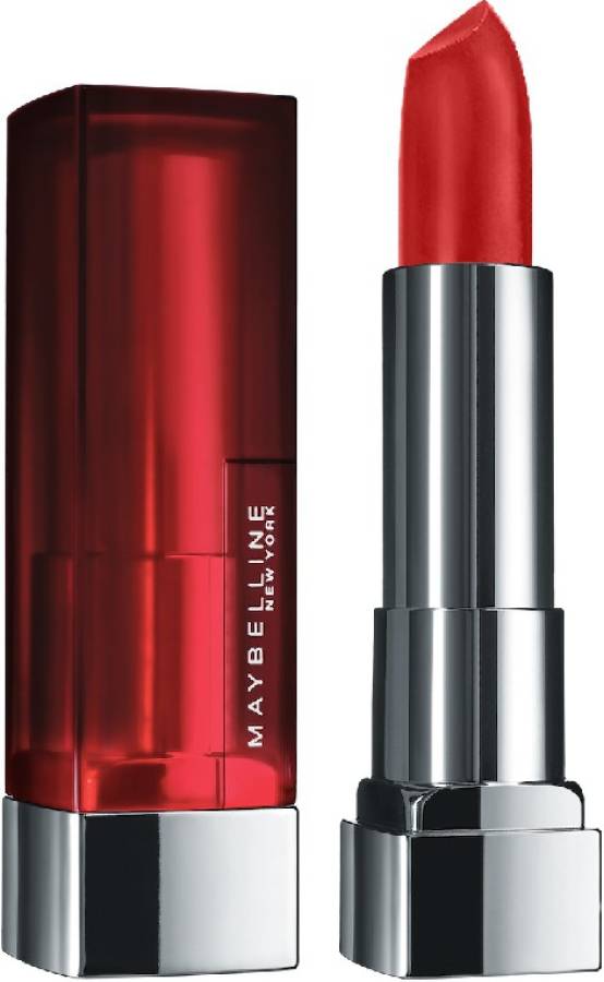 MAYBELLINE NEW YORK Color Sensational Creamy Matte Lipstick, 816 Major Crimson, 3.9g Price in India