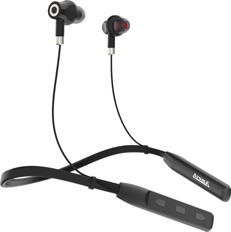 Aroma Yellow Series NB119B - 40 Hours Playtime with superior sound Neckband Bluetooth Headset