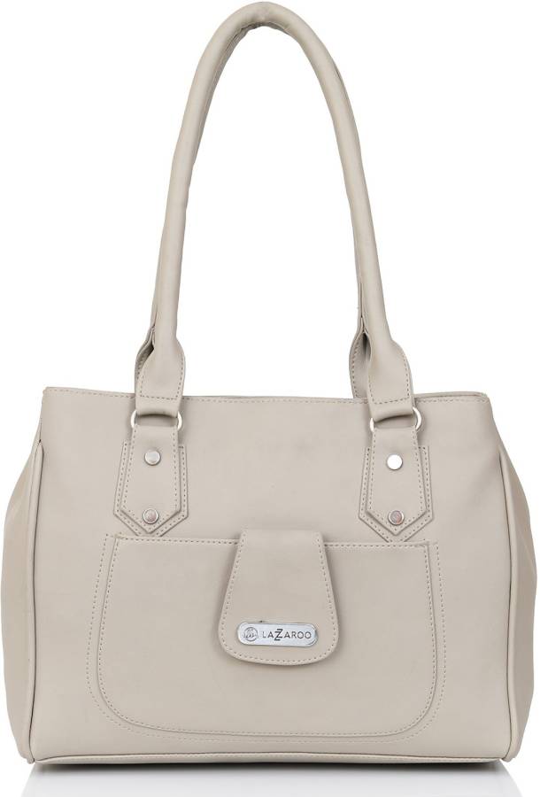 Women Beige Shoulder Bag - Regular Size Price in India