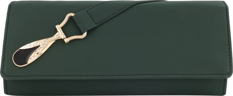 Casual, Party, Formal, Sports Green  Clutch  - Mini Price in India