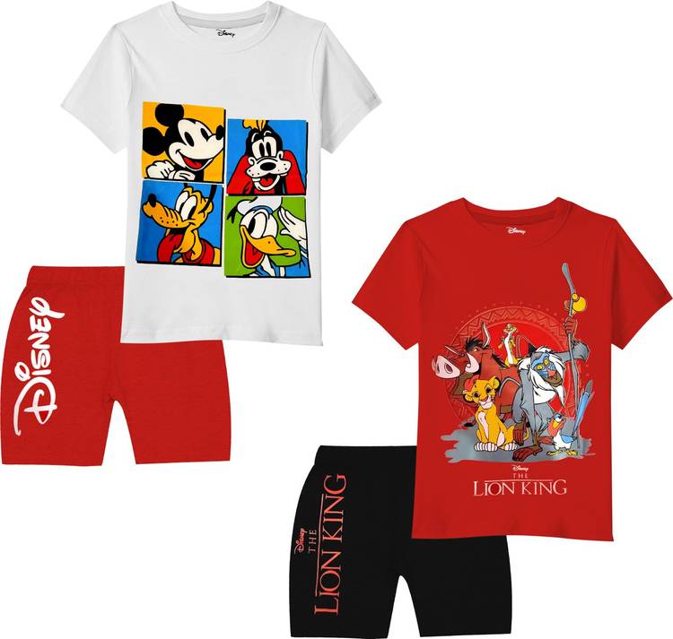 Boys Mickey Casual T-shirt Shorts