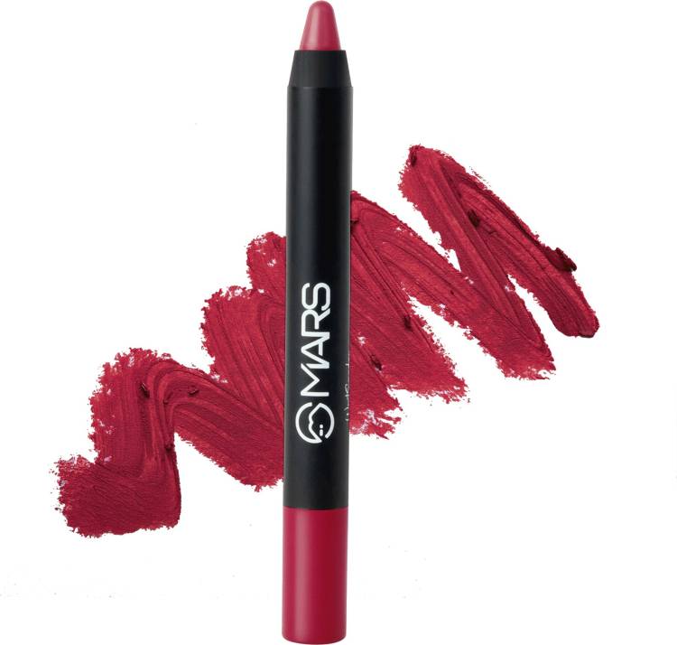 MARS Smudge Proof Long Lasting Matte Lip Crayon Price in India