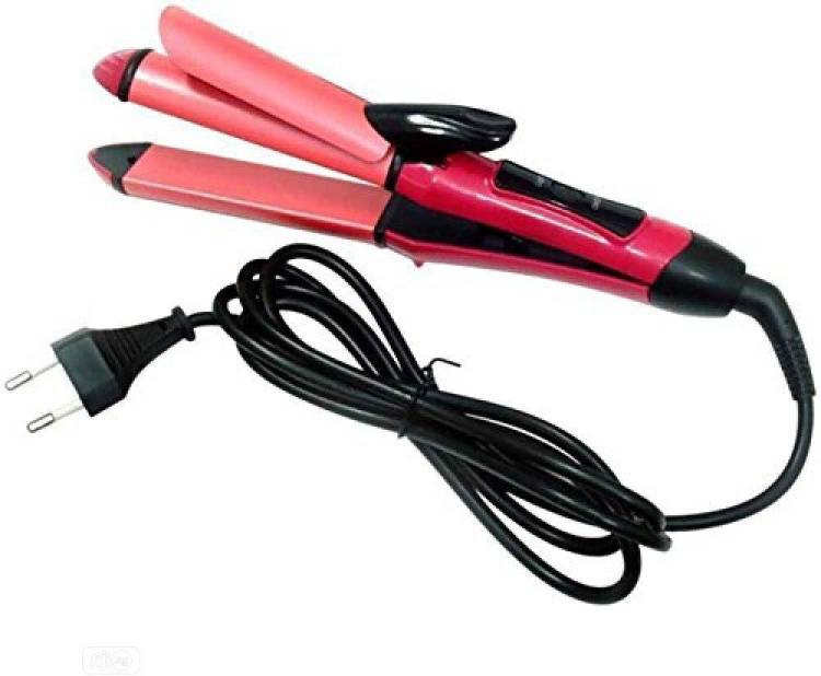 ROMARO NHC-2009 2 in 1 Professional Ceramic Plate Hair Curler Cum Hair Straightener for Women On/OFF Switch Electric Hair Curler Price in India