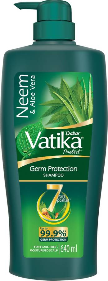 Dabur Vatika Germ Protection Shampoo - Provides Upto 99.9% Germ Protection Price in India