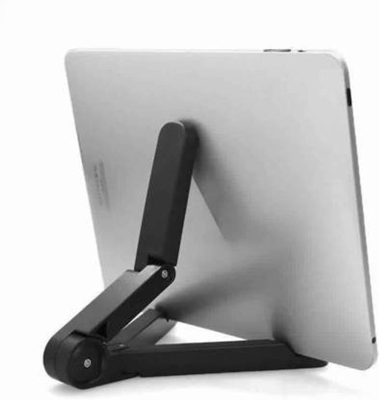 XGMO V-Shape Tablet Stand Portable Lightweight Foldable to Watch Movies Videos Youtube Attend Online Classes & Web Seminar for Desktop Table Floor Home Office & Other Plain Surfaces Supports Universal IPAD, Kindle & Other Tablets Size Upto 7-10.5" Mobile