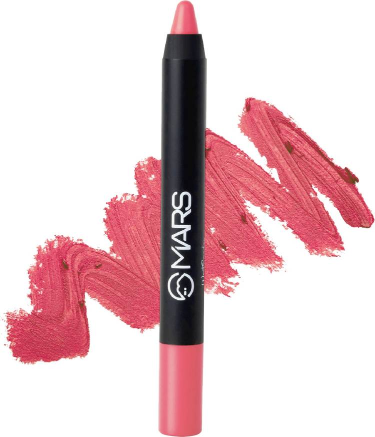 MARS Smudge Proof Long Lasting Matte Lip Crayon - LS14 Price in India