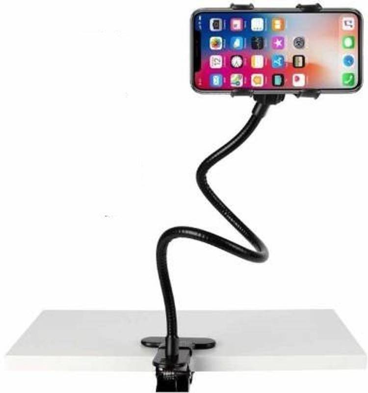 TECHGEAR GOOD QUALITY Metal Lazy Stand Bracket for Neck Rest on Bed 360 Degree Mobile Holder Mobile Holder