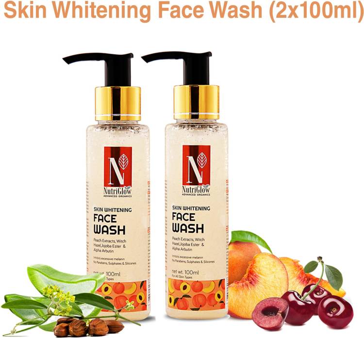 NutriGlow Advance Skin Whitening  (Pack of 2) Face Wash Price in India