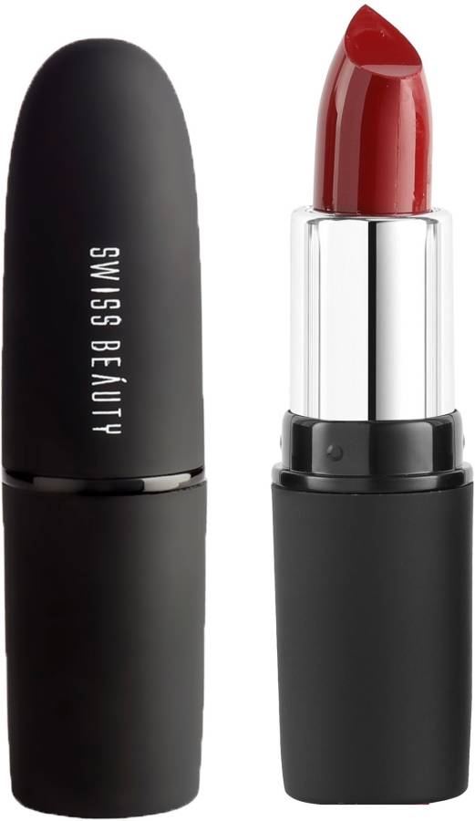 SWISS BEAUTY Pure Matte Lipstick (3g) (Magic Maroon - 211) Price in India