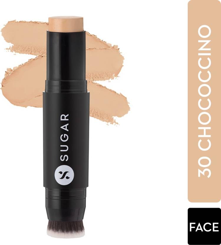 SUGAR Cosmetics UGAR Ace Of Face Foundation Stick With Inbuilt Brush  Foundation Price in India