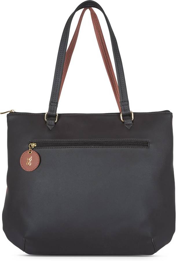 Women Brown, Black Tote - Extra Spacious Price in India