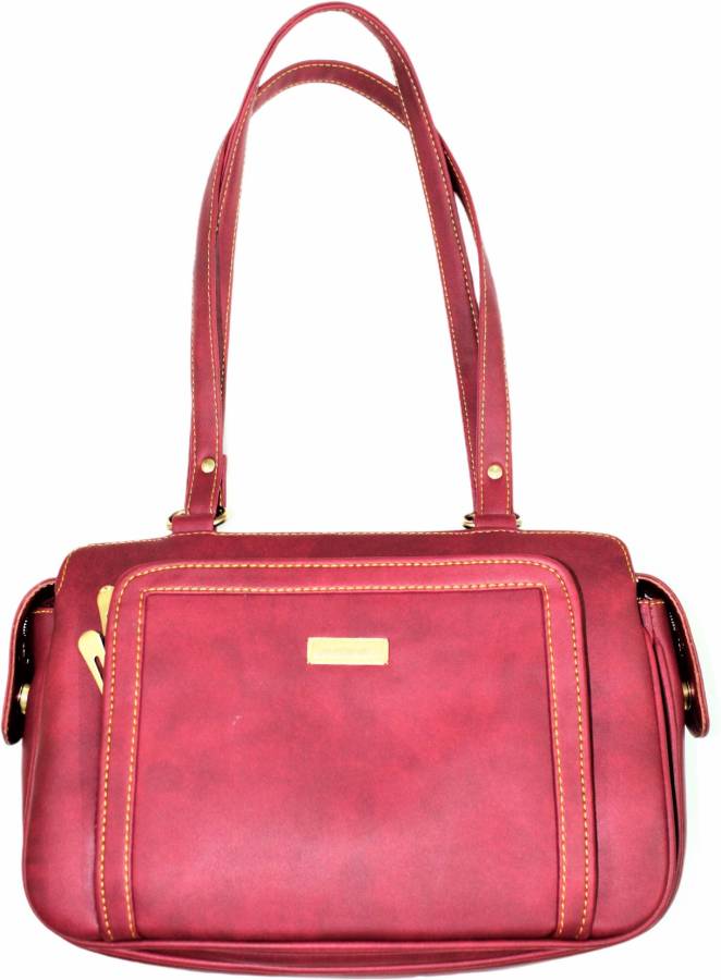 Women Maroon Shoulder Bag - Regular Size Price in India