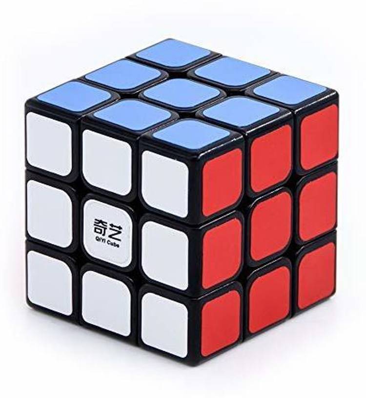 shreenik QiYi Sail 3x3 Black Magic Speed Cube Toy for Kids & Adults.