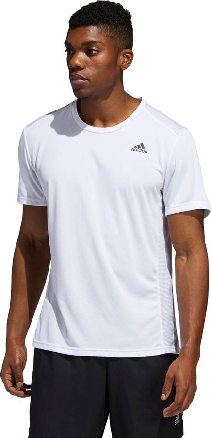 Self Design Men Round Neck White T-Shirt