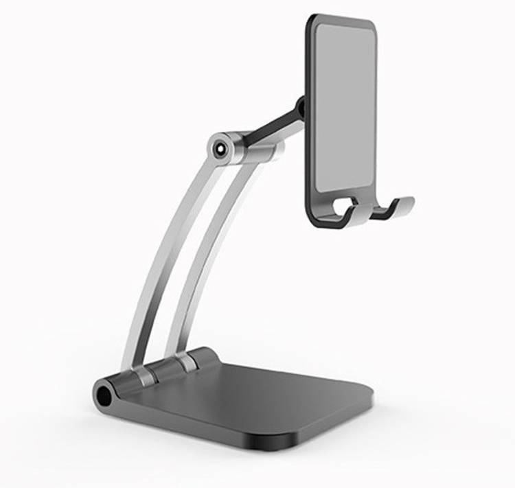 FKU Aluminium Alloy Heavy Base Foldable Phone Tablet Stand Mobile Holder