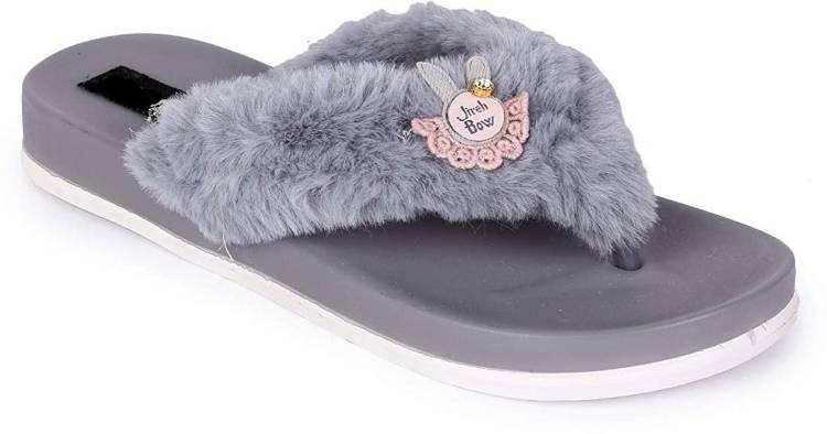 Women Grey Flats Sandal Price in India