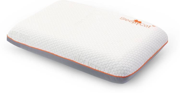 SleepyCat Standard Air, Gel, Memory Foam Solid Orthopaedic Pillow Pack of 1