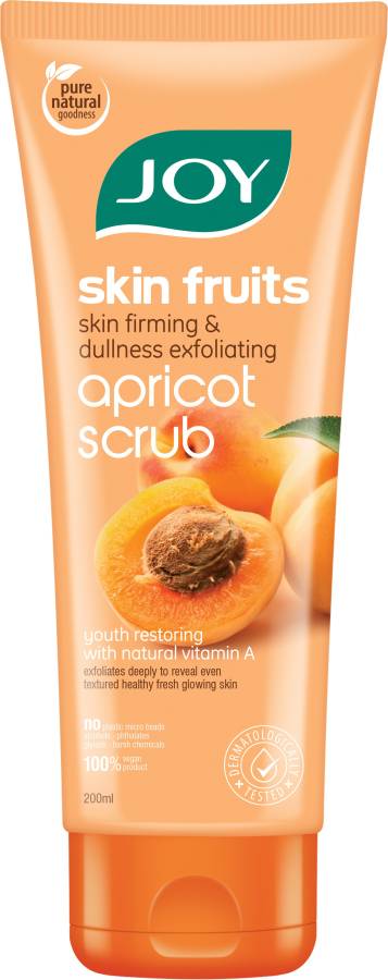 Joy Skin Fruits Skin firming and Dullness Exfoliating Apricot Scrub Price in India