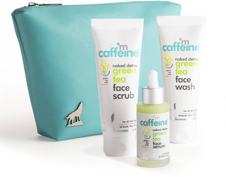 mCaffeine Summer Friendly Green Tea Face Purifying Kit Price in India