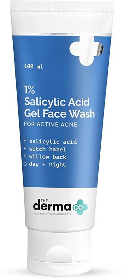 The Derma Co 1% Salicylic Acid Gel  with Salicylic Acid & Witch Hazel for Active Acne Face Wash Price in India