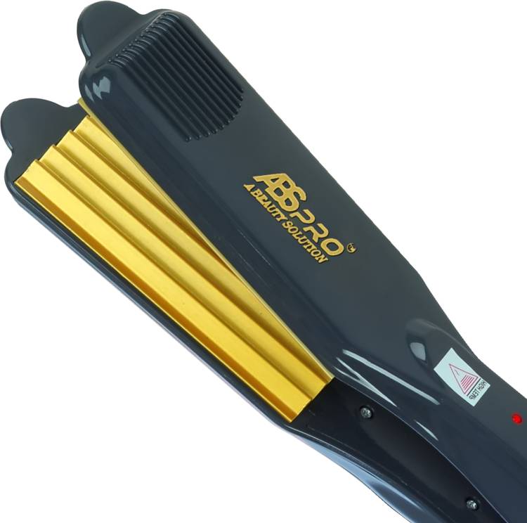 Abs Pro ABS 1100 Professional Hair Crimper With 4 X Protection Coating Gold Women's Crimping Styler Machine for Hair Saloon 4 X Protection Gold Coating Electric Hair Styler curler Corded Crimper Hair Styler Price in India