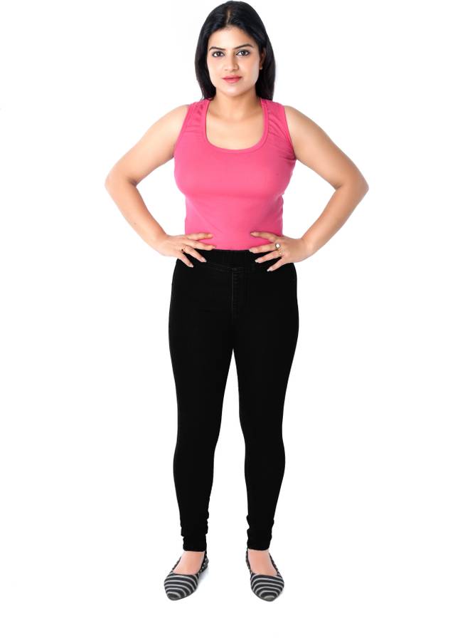 white-zone Black Jegging