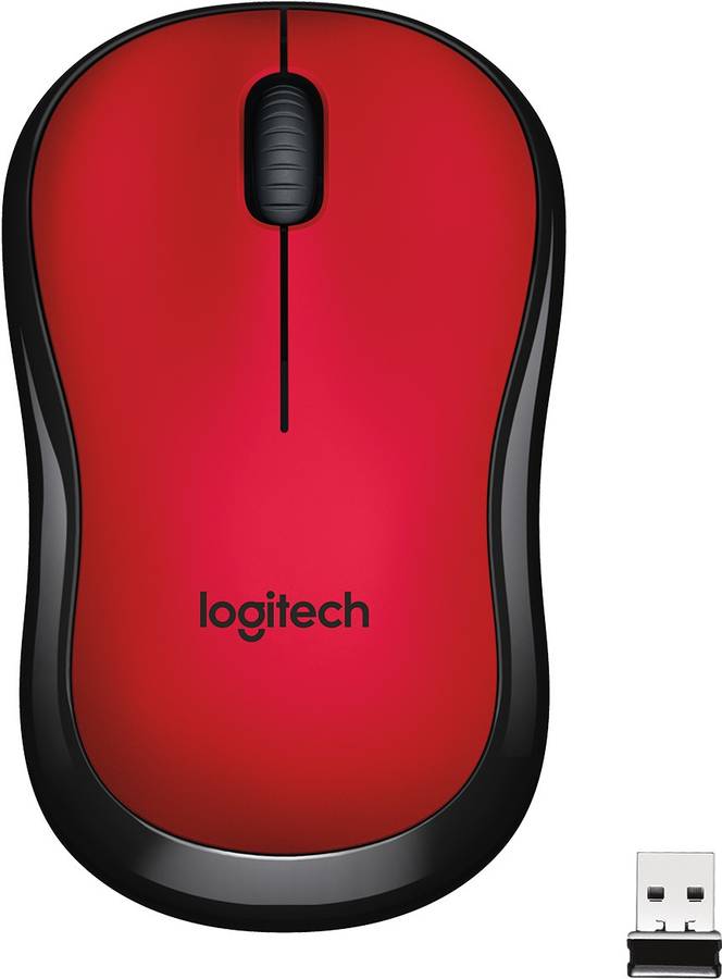 Logitech M221 red silent Wireless Optical Mouse
