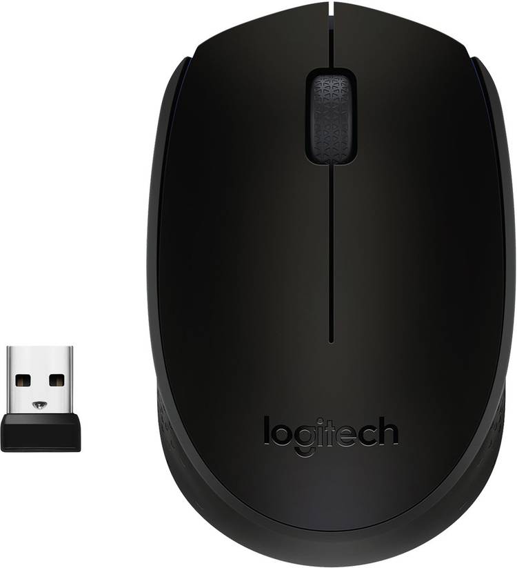 Logitech M170 / Optical Tracking, 12-Months Battery Life, Ambidextrous Wireless Optical Mouse