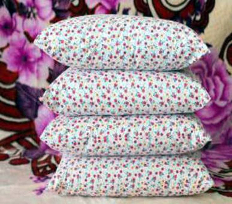 Hi Super Store Microfibre Floral Sleeping Pillow Pack of 4