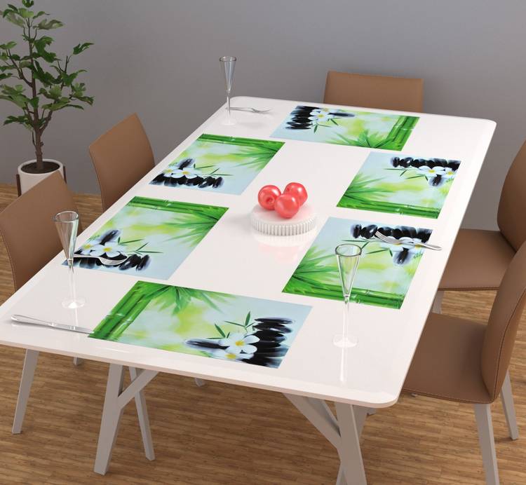 FRC Decor Rectangular Pack of 6 Table Placemat