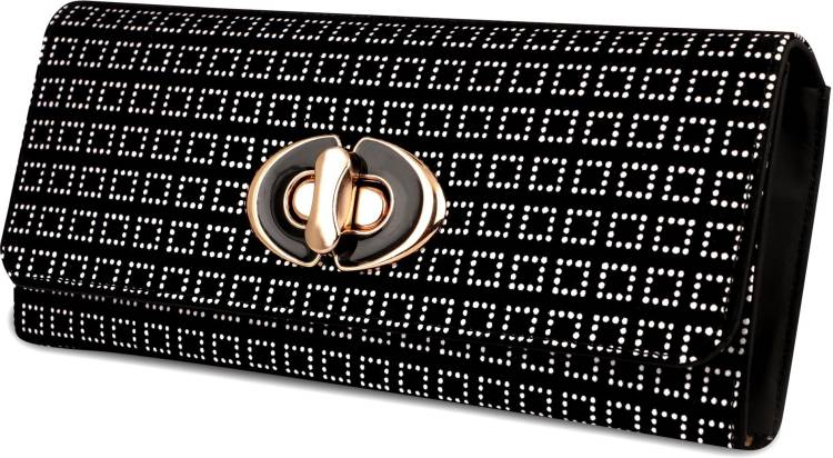 Casual, Party, Formal, Sports Black  Clutch  - Regular Size Price in India