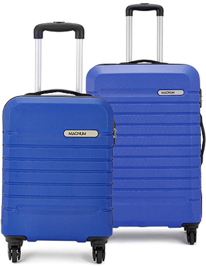 Hard Body Set of 2 Luggage - ACME 53/63 4W ROYAL BLUE - Blue