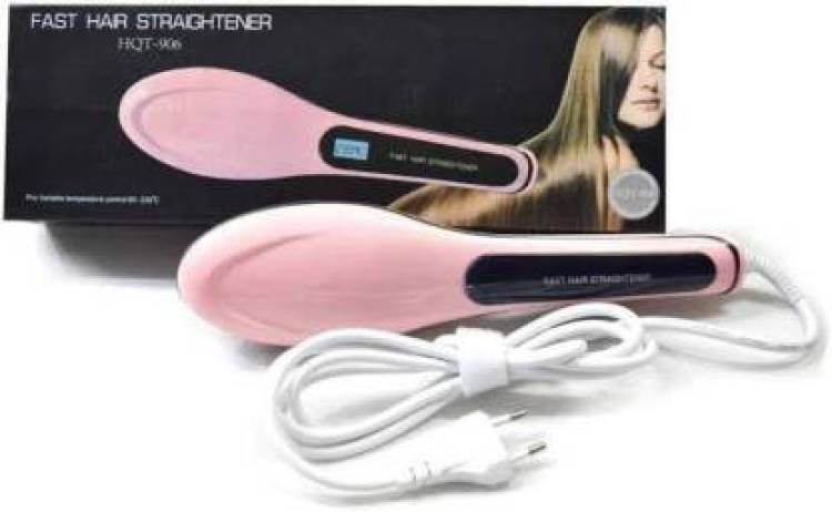 GLOBLE Hair Electric Comb Brush 3 in 1 Ceramic Fast Hair Straightener for Woman hair Brush with LCD Screen,Temperature Control Display,Hair Straightener For Women Long Handle Brush Straightener Brush Hair Straightener Brush Price in India
