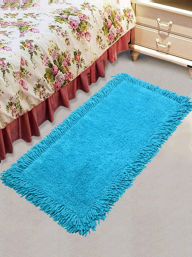 Flipkart SmartBuy Light Blue Cotton Runner