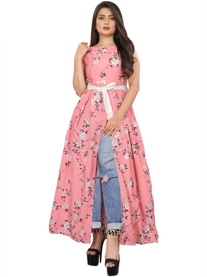 Women A-line Pink Dress Price in India