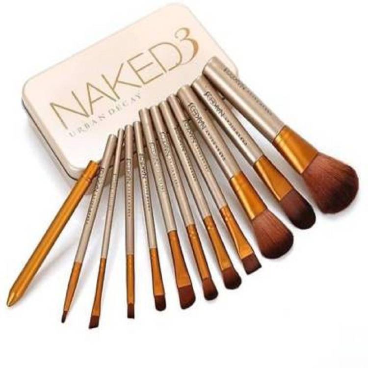 LA OTTER Naked3 Makeup Brush Set (12 Pcs) Price in India