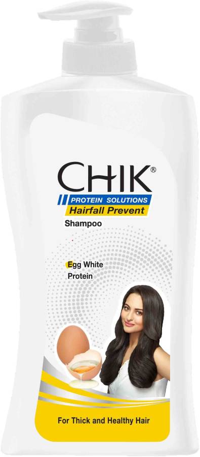 Chik EGG WHITE PROTEIN SOLUTION HAIR FALL PREVENT SHAMPOO 650ML Price in India