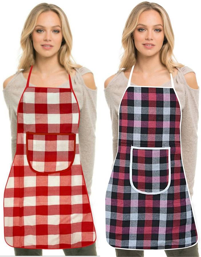 JimXen Cotton Home Use Apron - Free Size