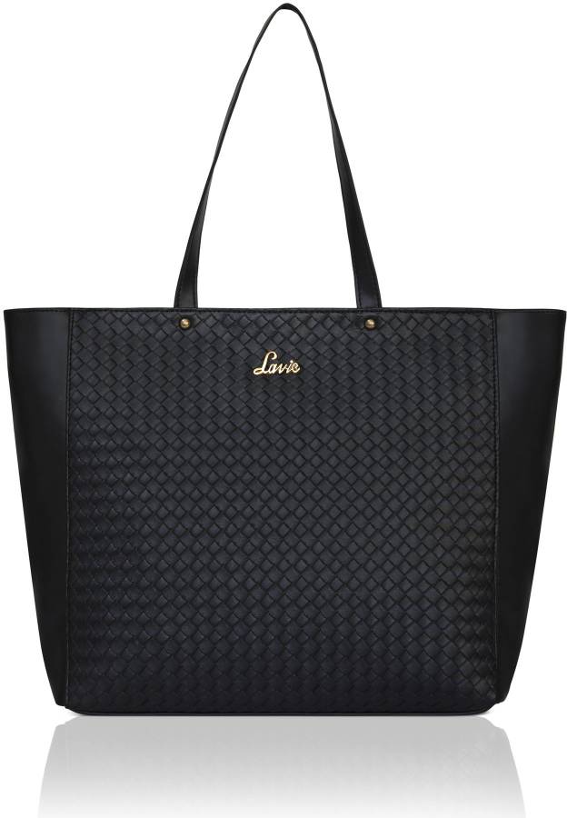 HEFQ217019M4 Women Black Tote - Regular Size