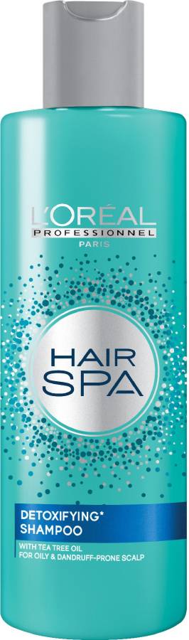 L'Oréal Professionnel Hair Spa Detoxifying Shampoo for Oily, Dandruff Prone Scalp with Tea Tree Oil Price in India