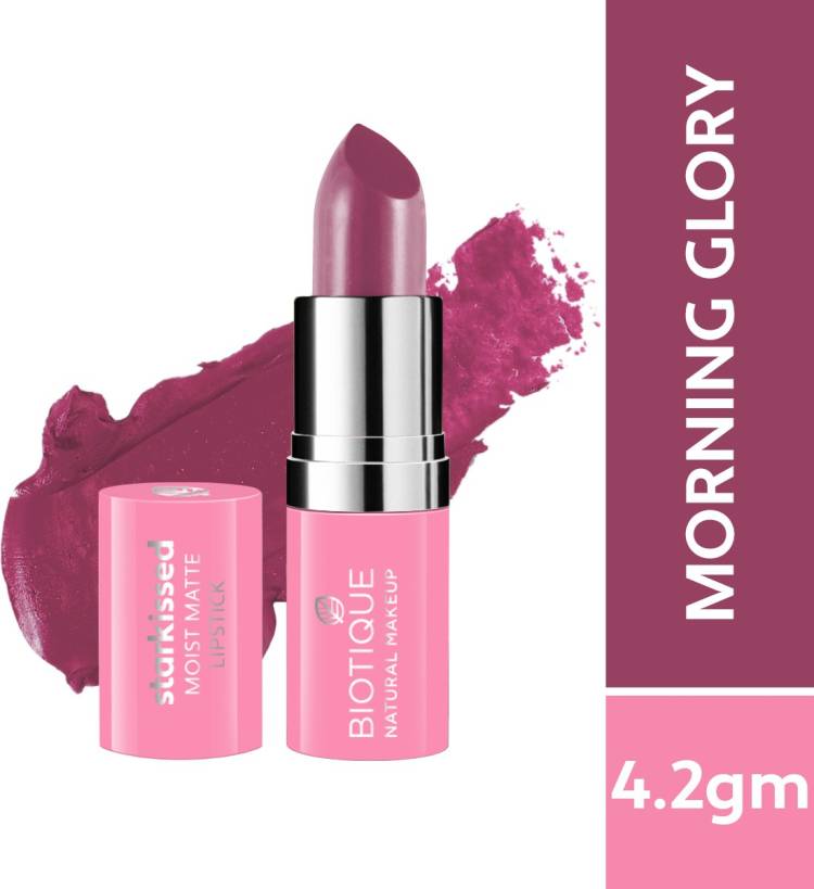 BIOTIQUE Starkissed Moist Matte Lipstick, Morning Glory Price in India